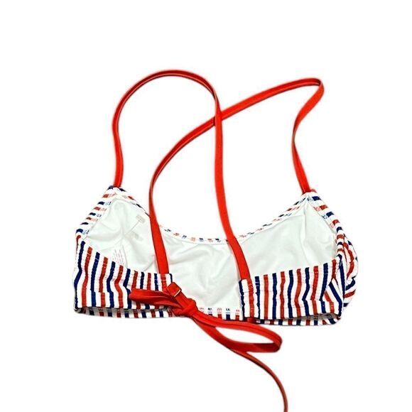 Xhilaration Red, White, And Blue Stripes Bikini Swim Top, Size s, NWOT - Picture 5 of 8